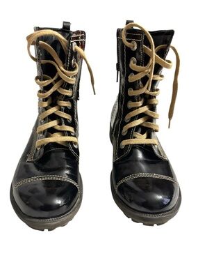 Josef Seibel Black Black Boots. Size 37.